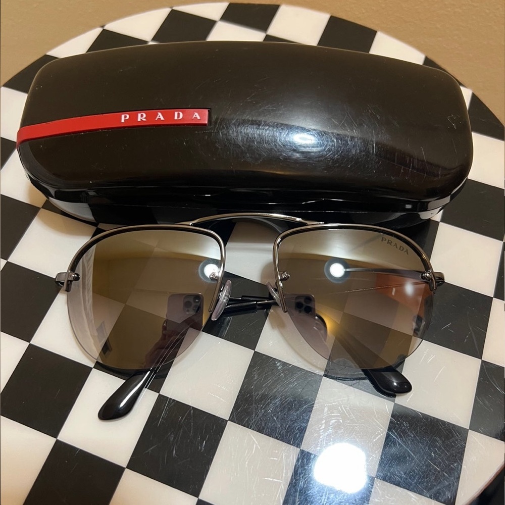 PRADA AVIATOR SUNGLASSES